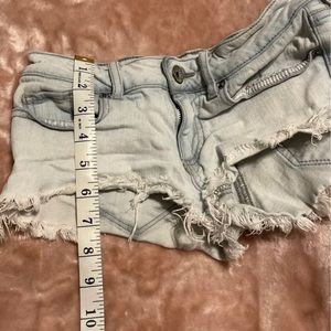 Distress Jean shorts